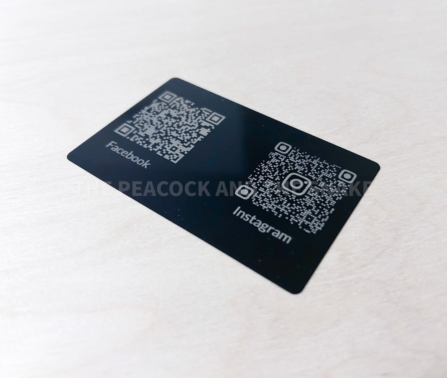 Metal Business Cards (QTY 60 cards)